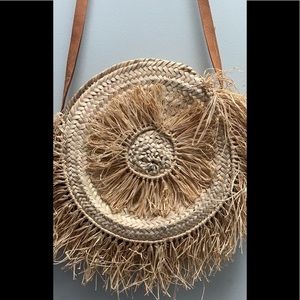 Anthropologie Bags - Boho Rattan Bag made in Morocco Anthropologie Bags - Boho Rattan Bag made in Morocco